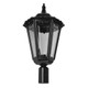 Chester Large Post Top Light - Black Finish / B22 Chester Large Post Top Light - Black Finish / B22